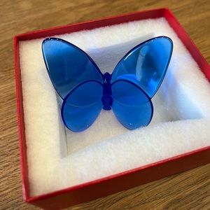 Baccarat Lucky Butterfly - blue